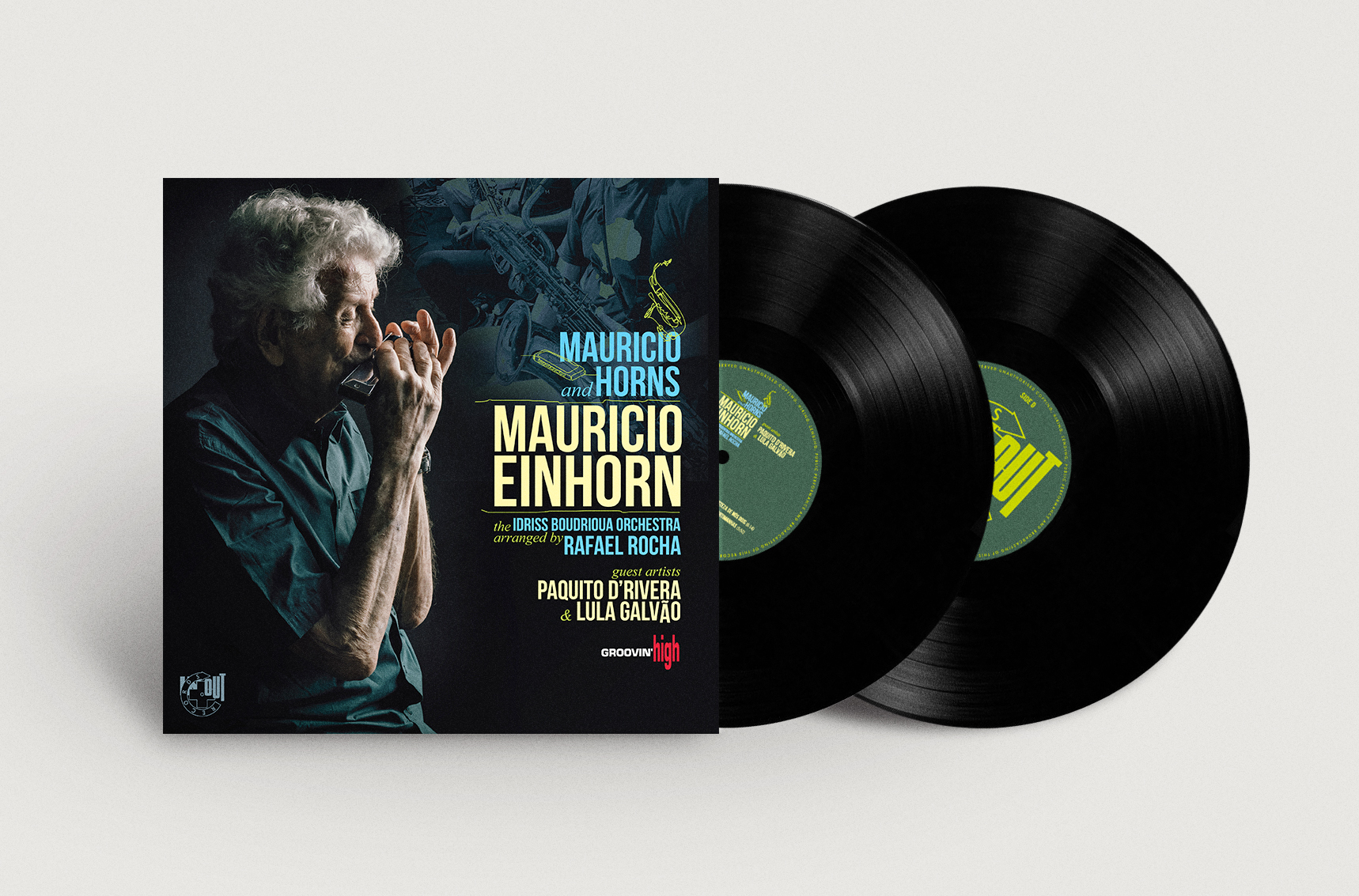 Maurício Einhorn with Idriss Boudrioua Orchestra — Mauricio and Horns release artwork